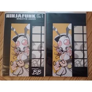 Ninja Funk #1 ALBEDO #2 Usagi Homage Both TRADE & VIRGIN Set lot 1st App BB NM+